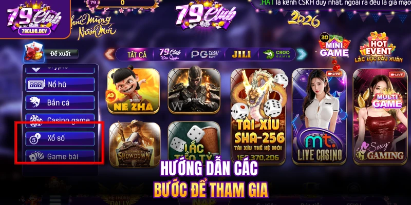 Hướng dẫn các bước để tham gia